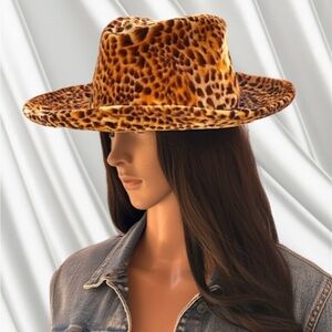 Leaopard Print Cowboy Hat